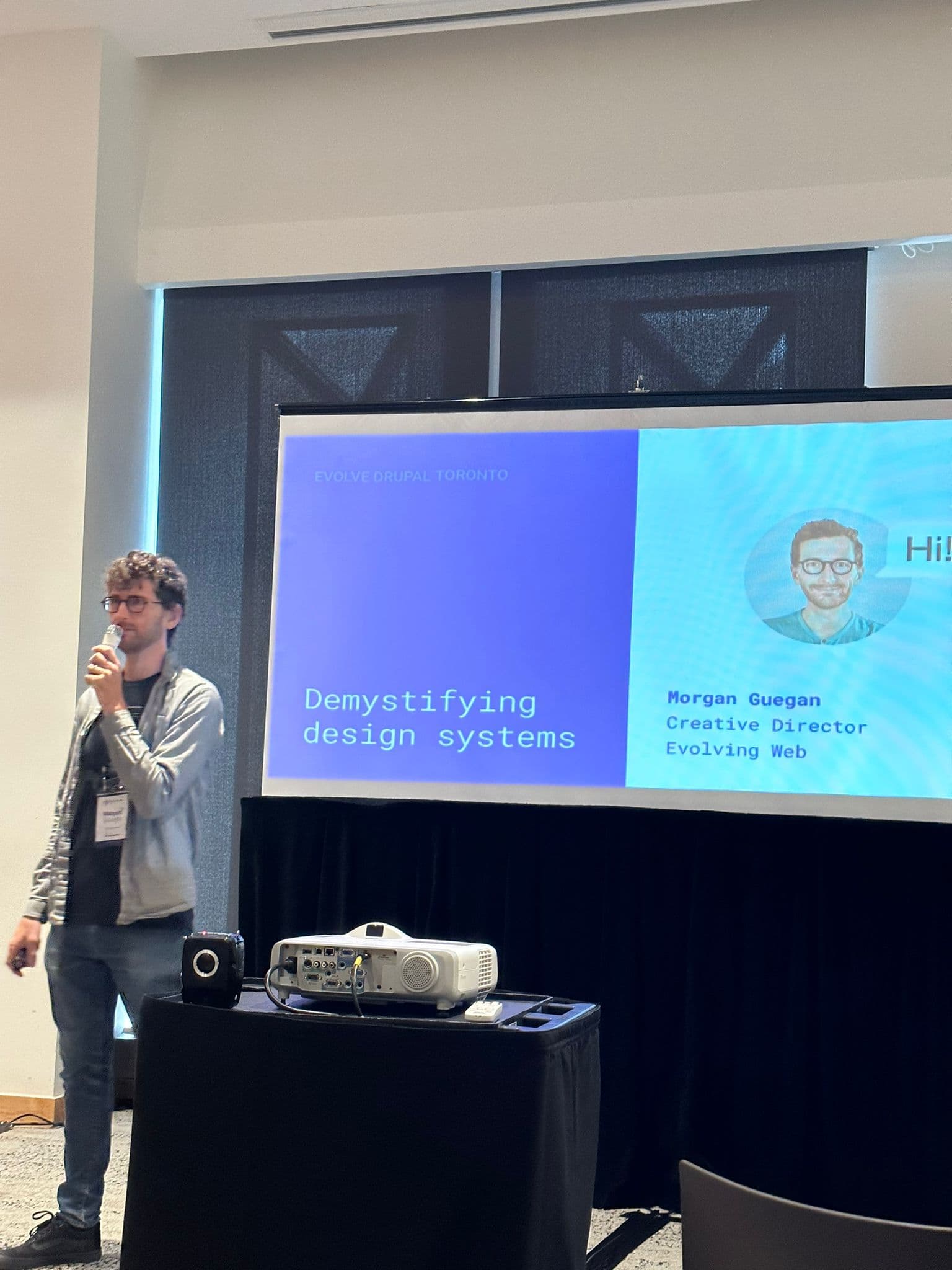 Day 2/100 in #100DaysOfDesign: Demystifying Design Systems at EvolveUX Conference By Morgan Guegan